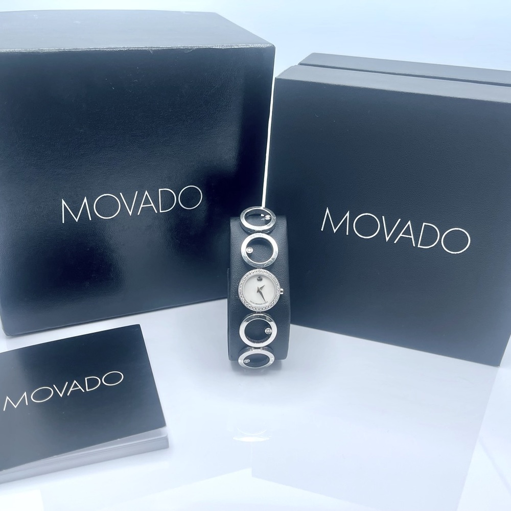 Ladies Movado Diamond Accented Bracelet Watch